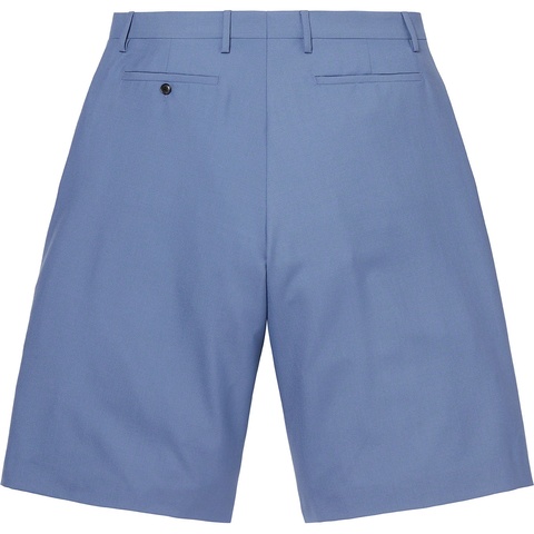 Supreme Wool Trouser Short - Light Blue