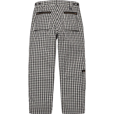 Supreme Gingham Flight Pant - Black