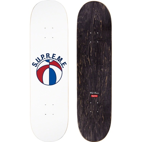 Supreme League Skateboard - White - 8" x 31.875"