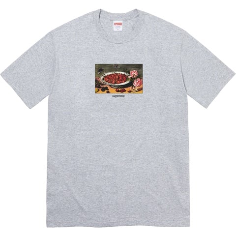 Supreme Strawberries Tee - Heather Grey