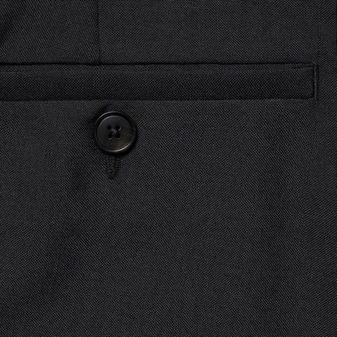 Supreme Wool Trouser Short - Black