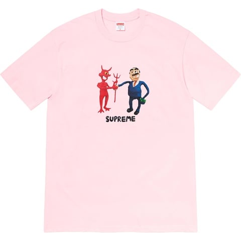 Supreme Business Tee - Light Pink