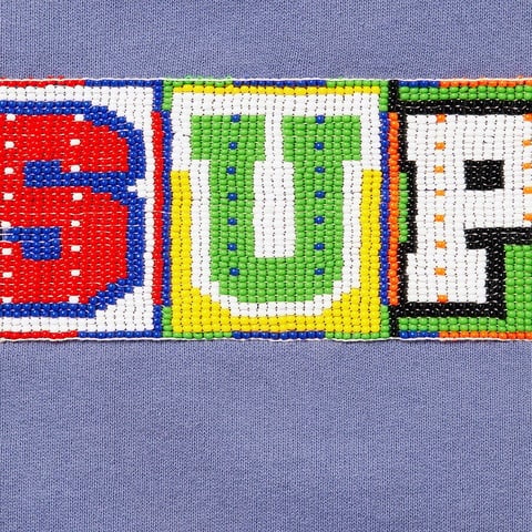 Supreme Beaded Hooded Sweatshirt - Light Purple