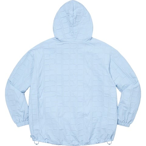Supreme Repeat Stitch Anorak - Light Blue