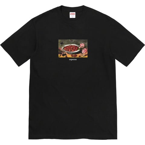 Supreme Strawberries Tee - Black