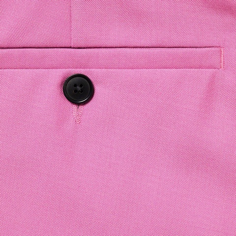 Supreme Wool Trouser Short - Pink