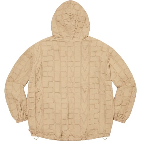 Supreme Repeat Stitch Anorak - Tan