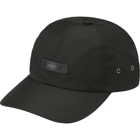 Supreme Leather Patch 6-Panel - Black