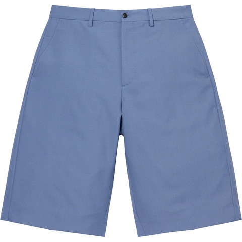 Supreme Wool Trouser Short - Light Blue