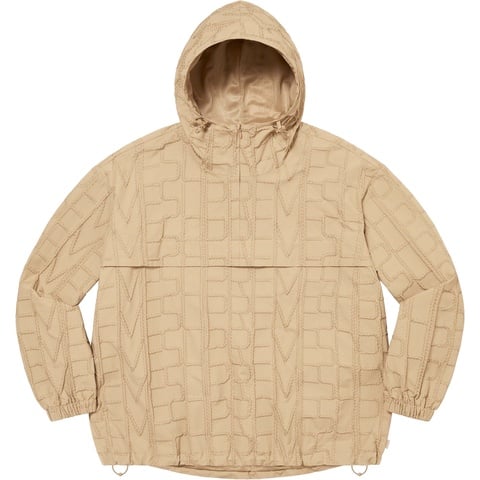 Supreme Repeat Stitch Anorak - Tan