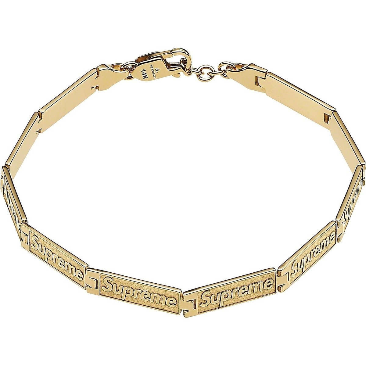 Supreme®/Jacob & Co Logo Link Bracelet (14k Gold) - Supreme