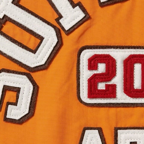 Supreme Appliqué Hooded Track Jacket - Orange