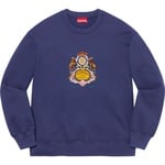 Supreme Crest Crewneck (SS23) - Washed Navy