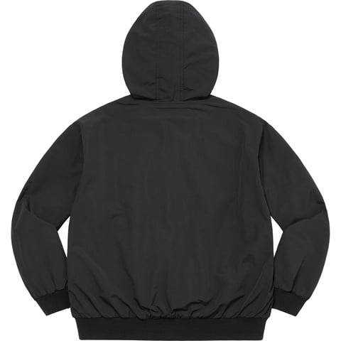 Supreme Appliqué Hooded Track Jacket - Black