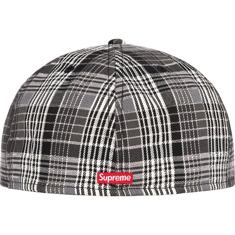 Supreme Metallic Plaid S Logo New Era® - Black