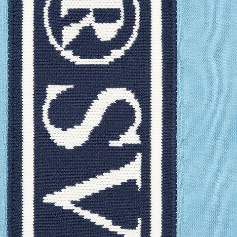 Supreme Roman Zip Up Hooded Sweatshirt - Light Blue