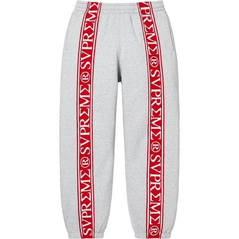 Supreme Roman Sweatpant - Heather Grey
