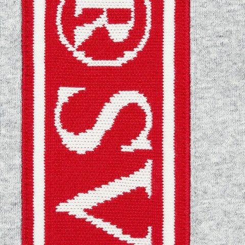 Supreme Roman Zip Up Hooded Sweatshirt - Heather Grey