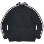 Supreme Sleeve Stripe Zip Up Sweater (SS23) - Black