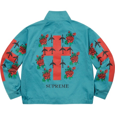Supreme Destruction of Purity Harrington Jacket - Teal
