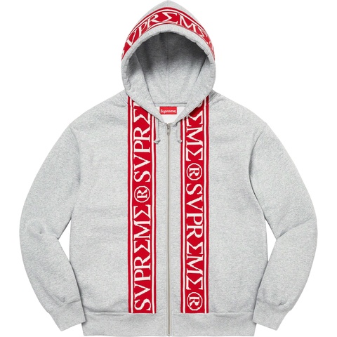 Roman Zip Up Hooded Sweatshirt - Supreme