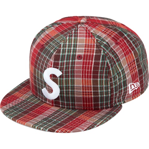 テ*ー様 Supreme llic plaid S logo New E Metallic Plaid S Logo New Era® - Supreme