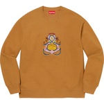 Supreme Crest Crewneck (SS23) - Dark Mustard