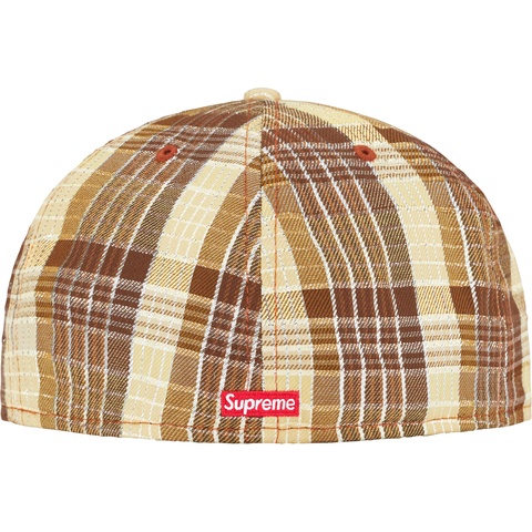 Supreme Metallic Plaid S Logo New Era® - Brown