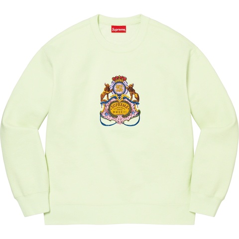 Supreme Crest Crewneck - Light Green
