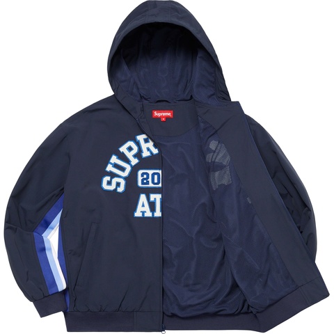 Supreme Appliqué Hooded Track Jacket - Navy