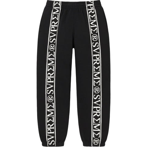 Supreme Roman Sweatpant - Black