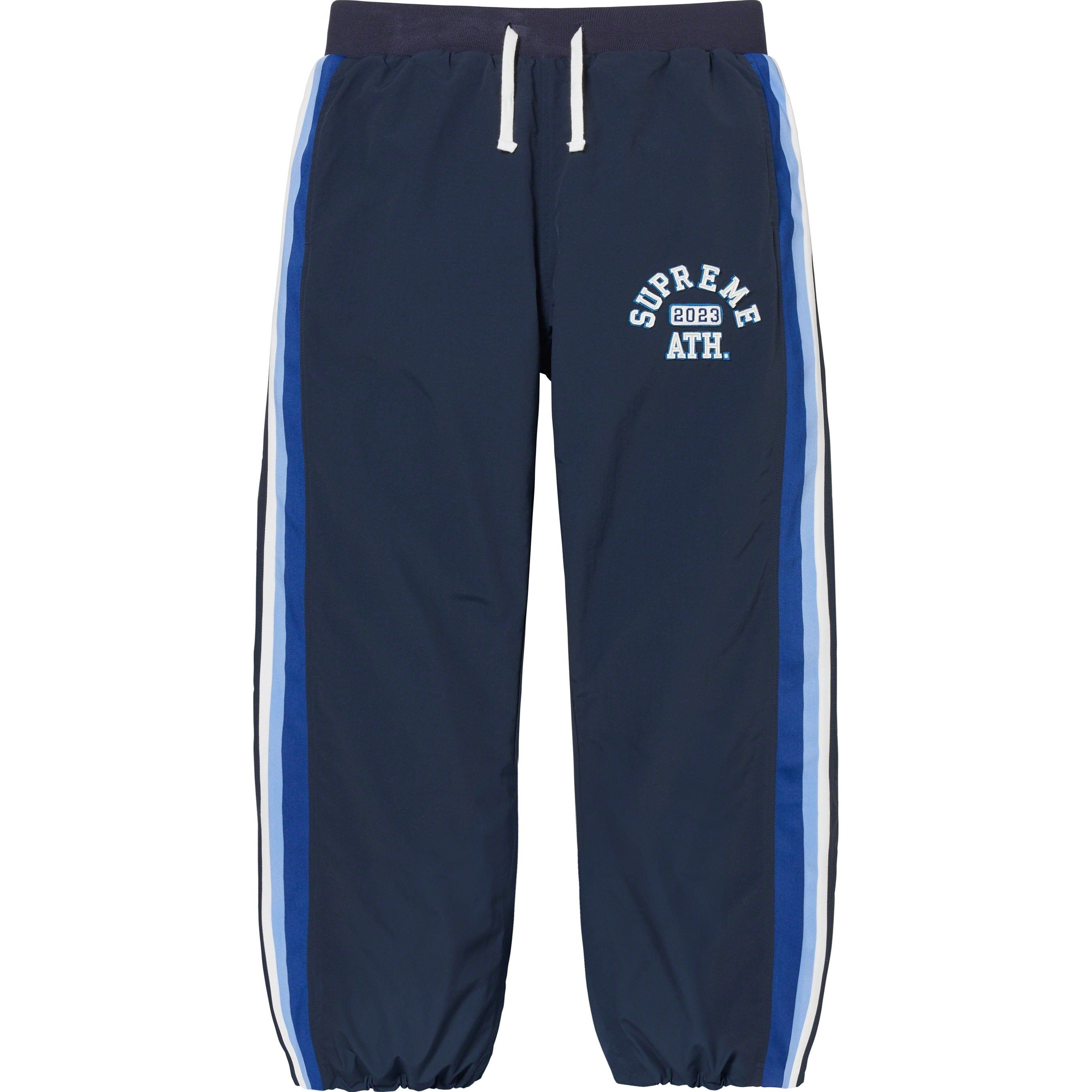 Supreme Appliqué Track Pant (SS23) - Navy - $138