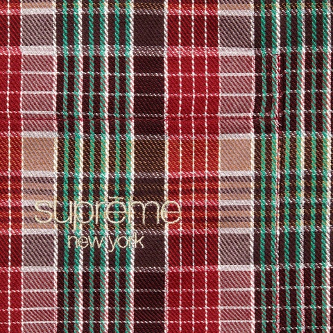 Metallic Plaid S/S Shirt - spring/summer 2023 - Supreme