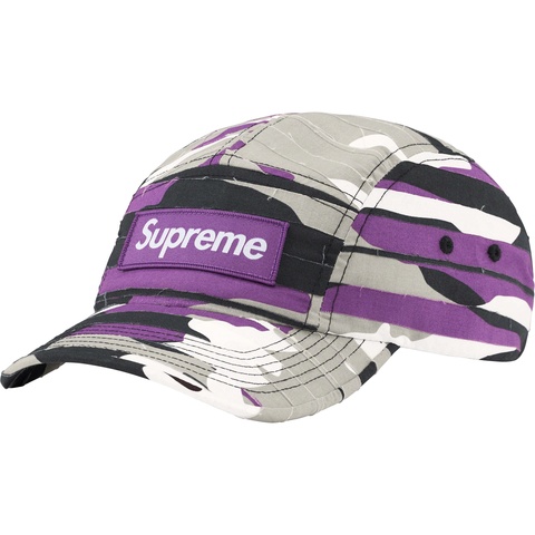 Supreme Layered Camo Camp Cap - Purple