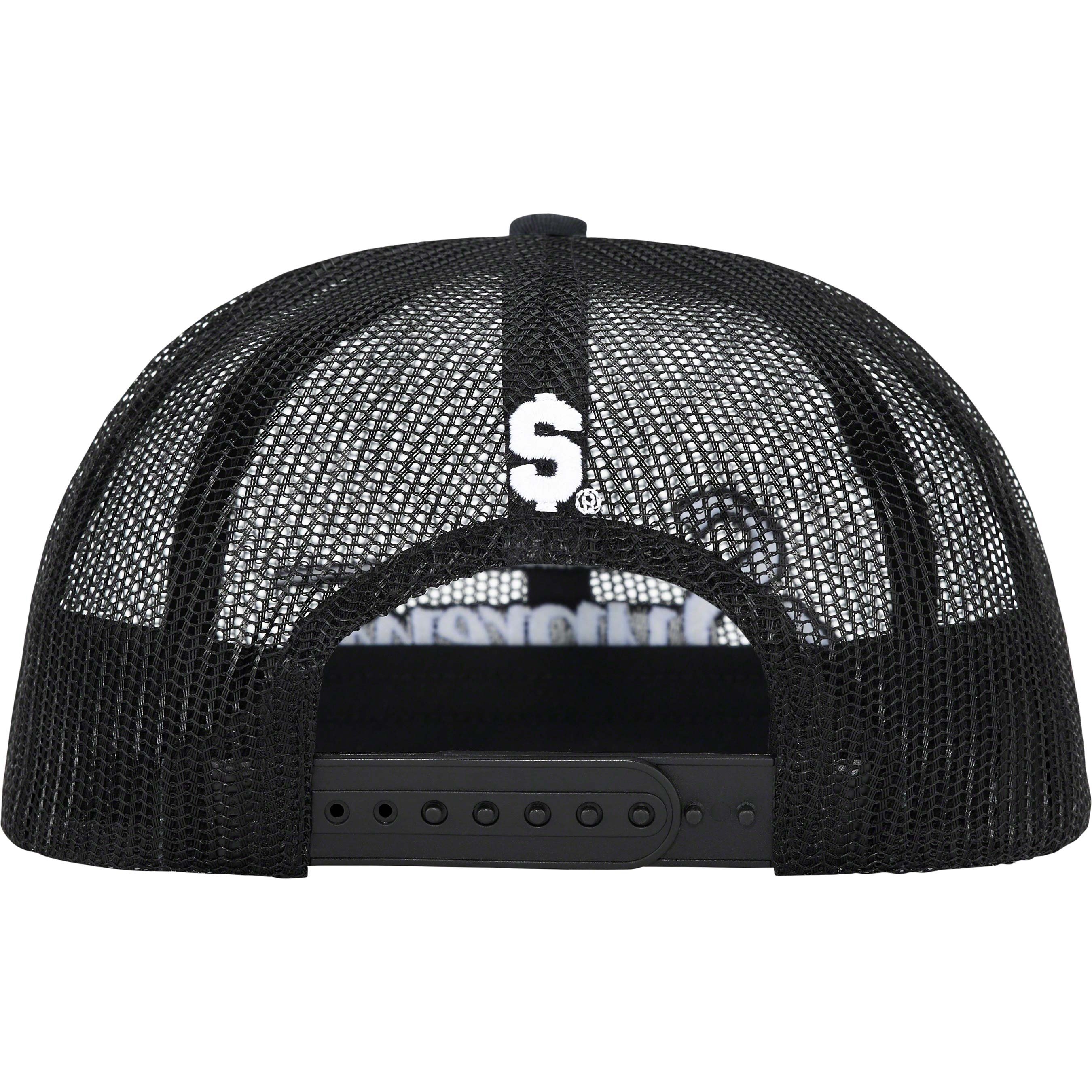 Supreme Mesh 6-Panel (SS23) - Black - $48