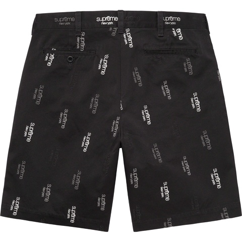 Classic Logo Chino Short - spring/summer 2023 - Supreme Classic Logo Chino Short - spring/summer 2023 - Supreme