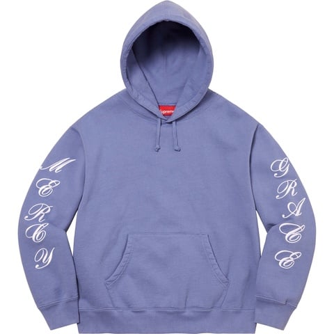Supreme Patches Spiral Hooded Sweatshirt - Light Purple