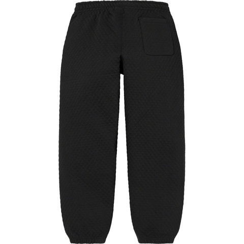 Supreme Micro Quilted Sweatpant - Black