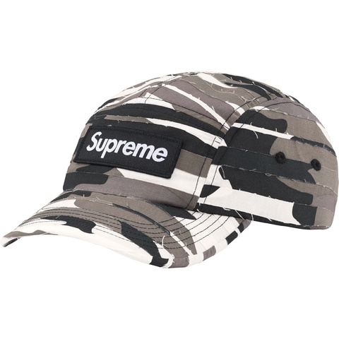 Supreme Layered Camo Camp Cap - White