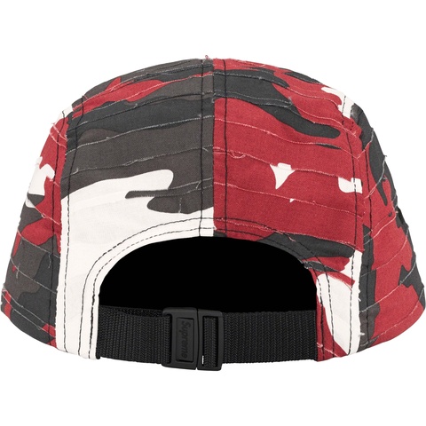 Supreme Layered Camo Camp Cap - Red
