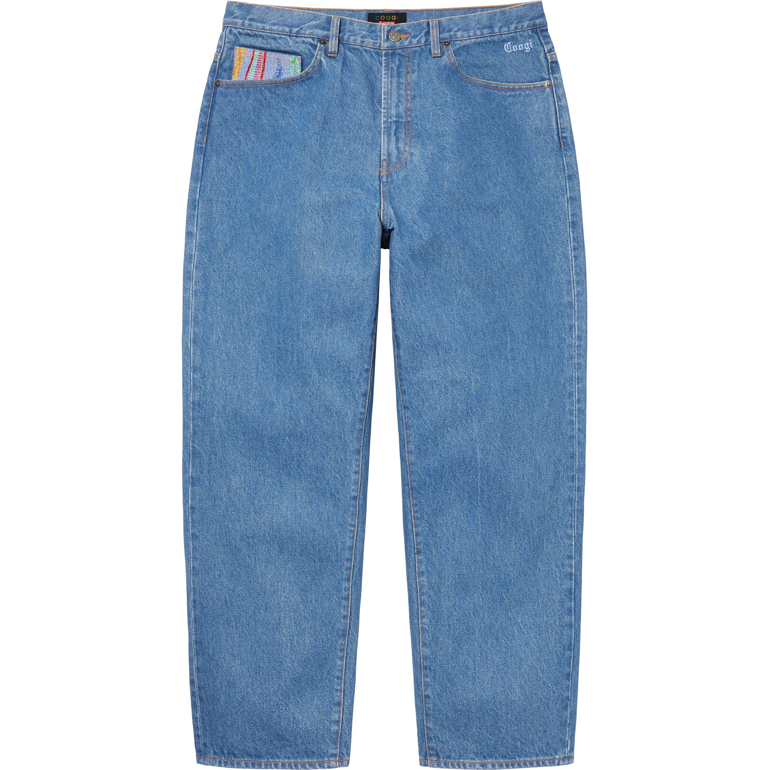 Supreme Supreme Coogi Baggy Jean (SS23) - Blue - $198
