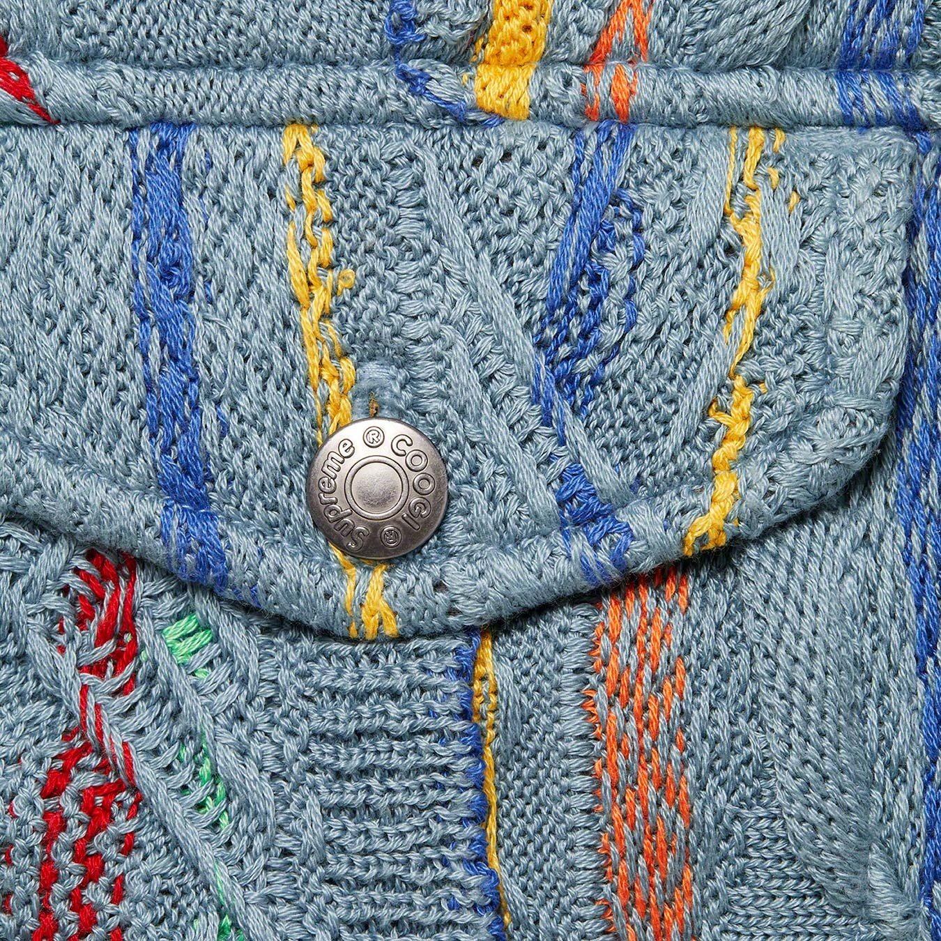 Supreme Supreme Coogi Trucker Jacket (SS23) - Blue - $368