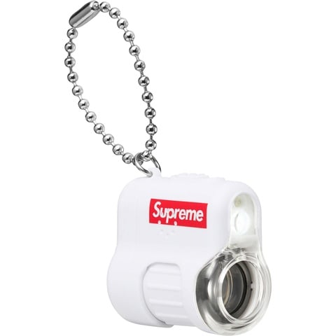 Supreme Supreme®/Raymay Pocket Microscope Keychain - White
