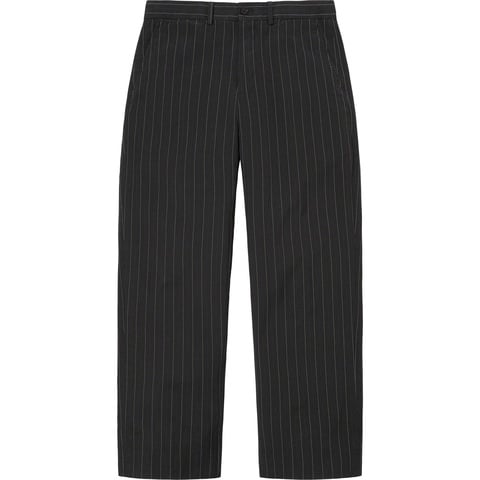 Supreme Lightweight Pinstripe Suit - Black