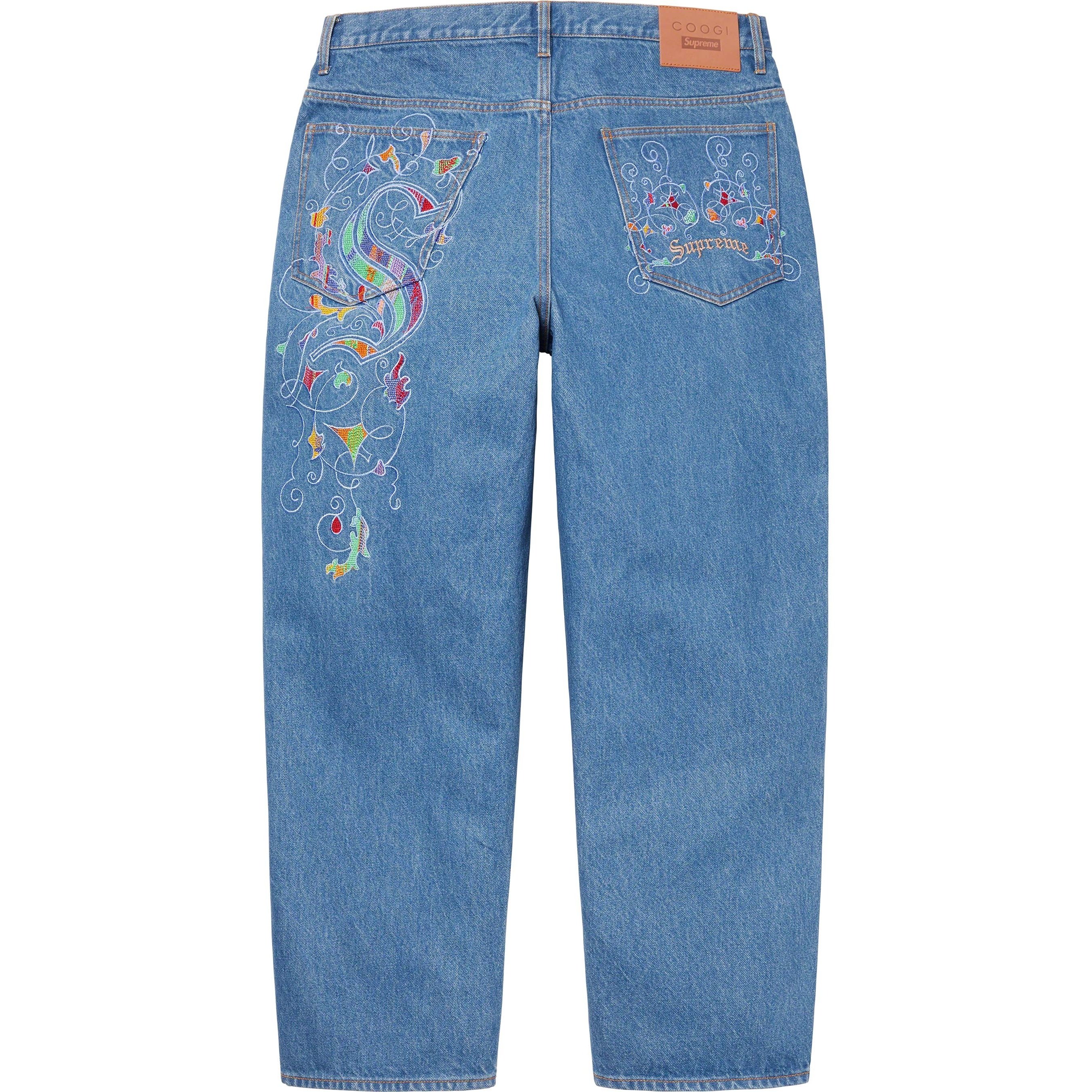 Supreme Supreme Coogi Baggy Jean (SS23) - Blue - $198