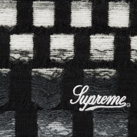 Supreme Gradient Grid Knit Short - Black