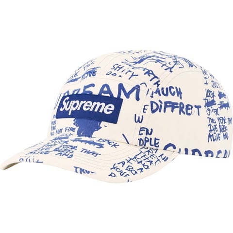 Supreme Gonz Poems Camp Cap - White