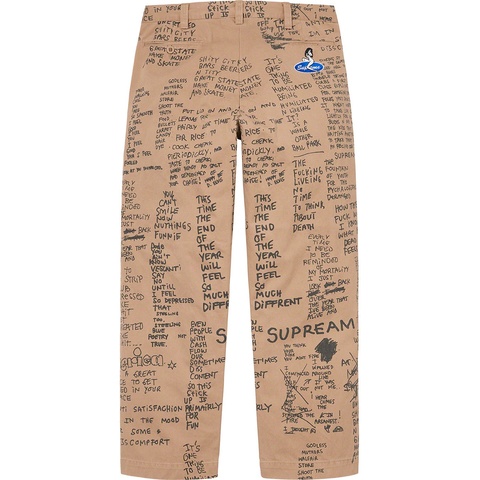 Supreme Gonz Poems Chino Pant - Khaki