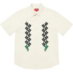 Supreme Needlepoint S S Shirt (SS23) - White