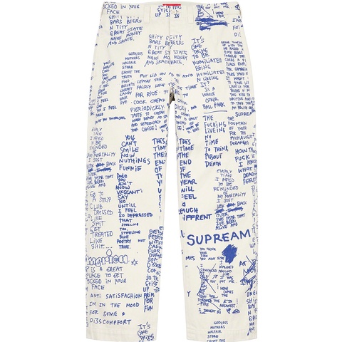 Gonz Poems Chino Pant - spring/summer 2023 - Supreme